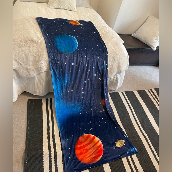 Space / Galaxy Floor Pillow Bed Lounger Cover, Cozy & Stylish Seating - Picture 2 of 10